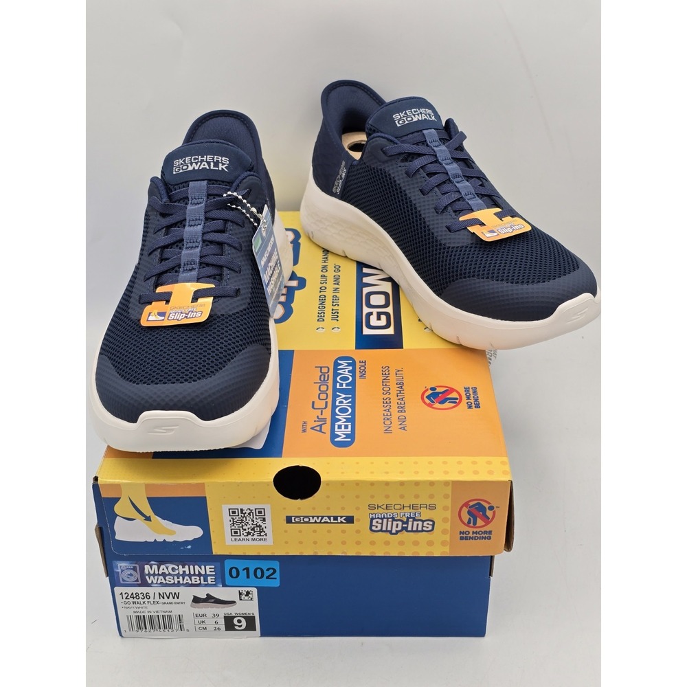 Skechers Women's Slip-ins GOWALK Flex Grand Entry Sneaker Shoe Style 124836 Sz 9